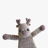 Baby Rendier mini Lappenpop Pdf Patroon